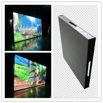 P6 indoor rental LED display with brushed cabinet